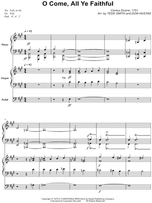 O Come, All Ye Faithful