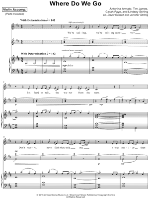 Where Do We Go by Lindsey Stirling feat. Carah Faye - Sheet Music