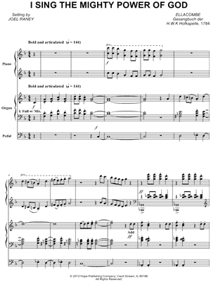 I Sing the Mighty Power of God