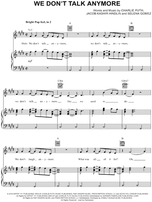 We Don't Talk Anymore