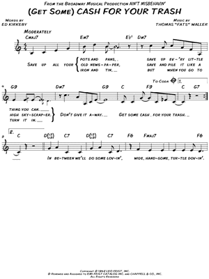 (Get Some) Cash For Your Trash