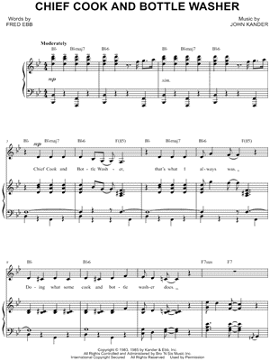 Chief Cook and Bottle Washer