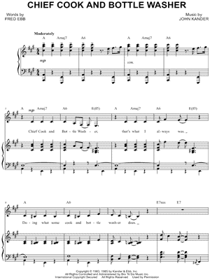 Chief Cook and Bottle Washer