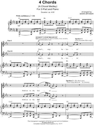 4 Chords (A Choral Medley)