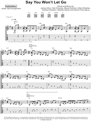 Say You Won't Let Go