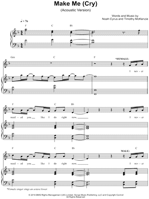 Make Me (Cry) (Acoustic Version)