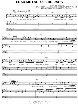 Lead Me Out Of The Dark