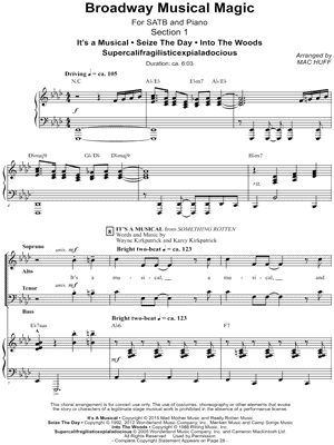 Broadway Musical Magic - Section 1