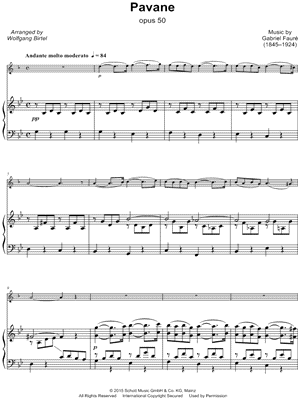 Pavane in F# minor, Op. 50