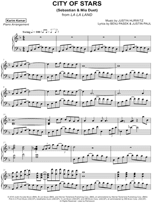 City of Stars [Sebastian & Mia Duet]
