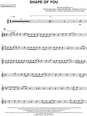 Shape of You - Eb Instrument