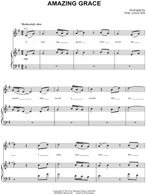 Amazing Grace by Celtic Thunder - Sheet Music
