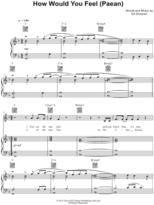 How Would You Feel (Paean)