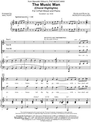 The Music Man by Mac Huff - Sheet Music