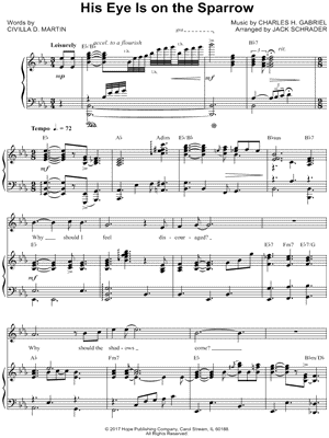 His Eye Is on the Sparrow