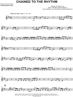 Chained to the Rhythm - Bb Instrument