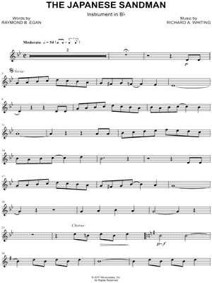 The Japanese Sandman - Bb Instrument