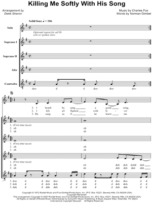 Killing Me Softly With His Song