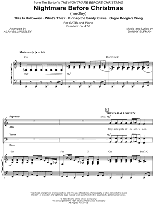 Nightmare Before Christmas Medley