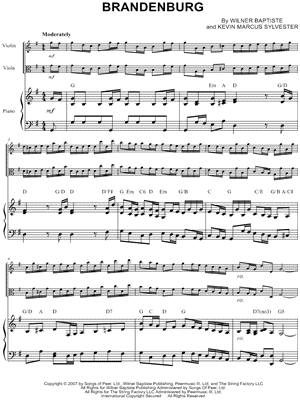 Brandenburg by Black Violin - Sheet Music