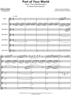 Part of Your World by Gina Luciani - Sheet Music