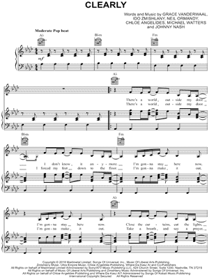 Clearly by Grace VanderWaal - Sheet Music