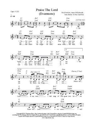 Praise the Lord (Evermore)