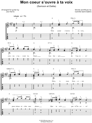 Mon coeur s'ouvre à ta voix