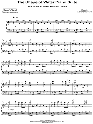 The Shape of Water Piano Suite