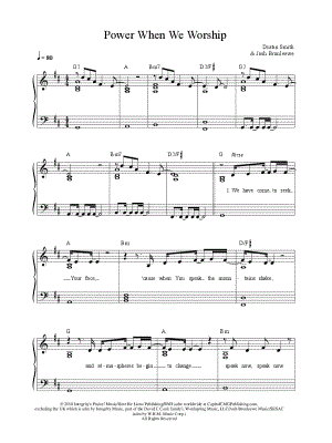 Power When We Worship