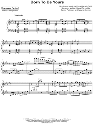 Born to Be Yours by Francesco Parrino - Sheet Music