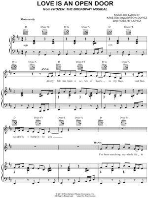 Love is an Open Door