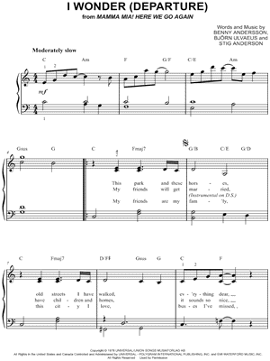 I Wonder (Departure)