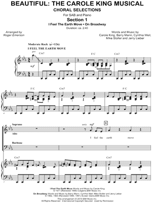 Beautiful: The Carole King Musical: Section 1