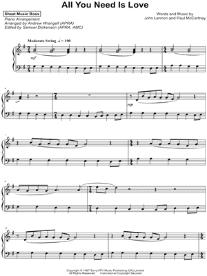 All You Need Is Love