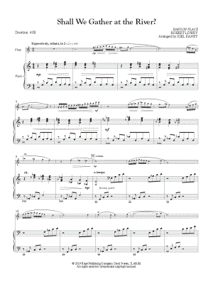 Shall We Gather at the River? - Flute & Piano