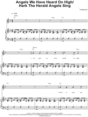 Angels We Have Heard On High/ Hark The Herald Angels Sing