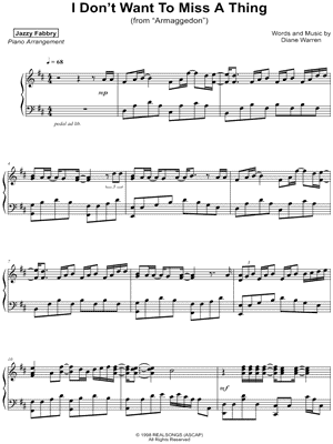 I Don't Want to Miss a Thing