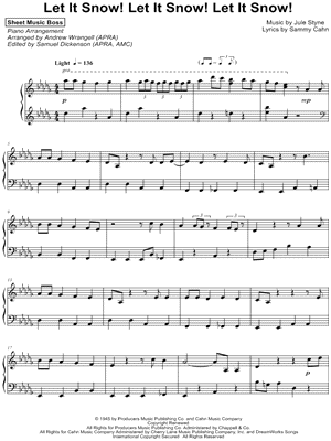 Let It Snow! Let It Snow! Let It Snow!