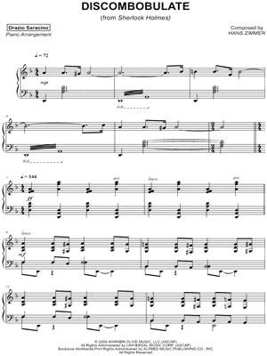 Discombobulate by Orazio Saracino - Sheet Music