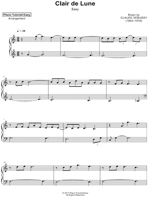 Clair de lune [easy]