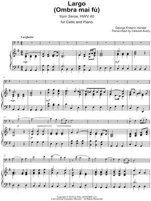 Largo from Xerxes, HWV 40
