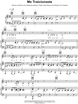 Me Traicionaste