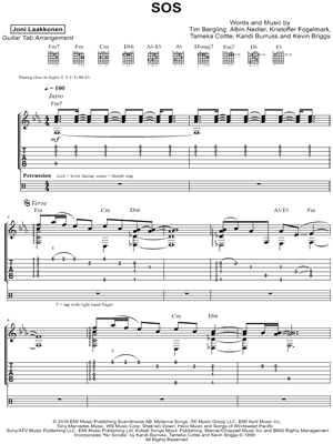 SOS by Joni Laakkonen - Sheet Music