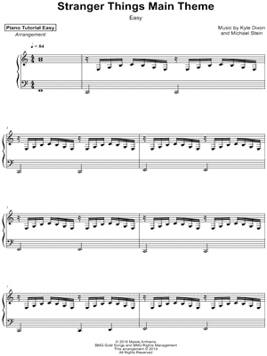 Stranger Things Main Theme [easy]