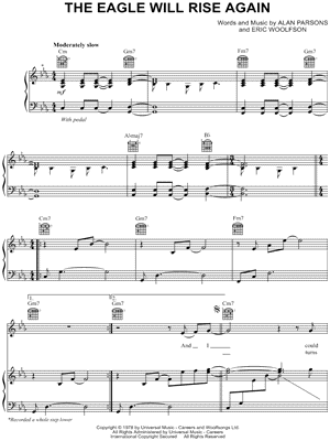 The Eagle Will Rise Again by The Alan Parsons Project - Sheet Music