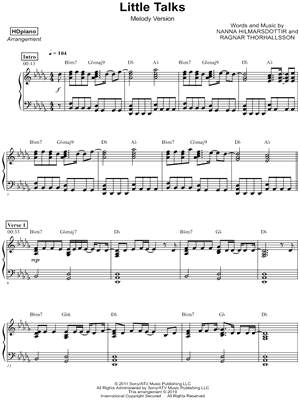 Little Talks [melody version]