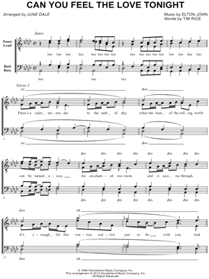 Can You Feel the Love Tonight