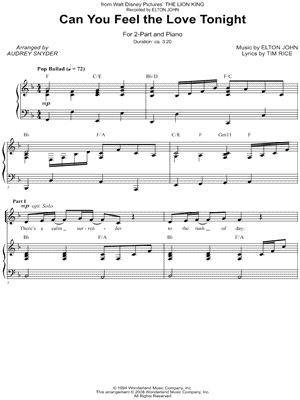 Can You Feel the Love Tonight