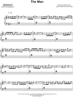 The Man by MUSICHELP - Sheet Music